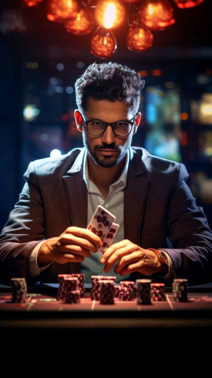Tampilan roda roulette selama putaran otomatis